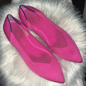 Rothy's pointed toe size 9 Women's Pink Flats